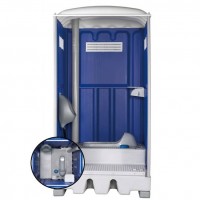 Eco Plastic Cubicles Modular Toilet For Summer Camps