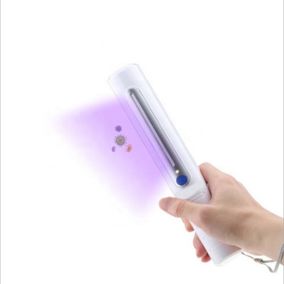 2020 hot  99.9% killing  Bacteria  LED light  lamp  handheld portable UVC sterilizing  UV sterilizer for phone bed sofa car